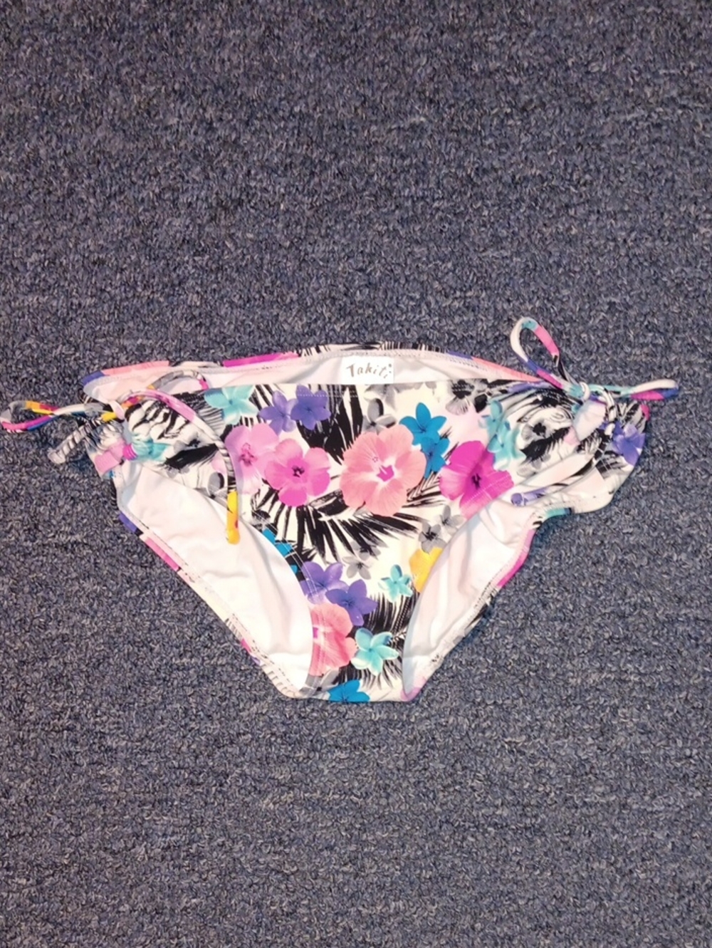 Bright Floral Bikini Bottoms Multicolor